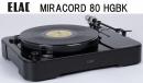 ELAC  MIRACORD 80 HGBK(カートリッジ、ダストカバー別売)